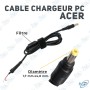CÂBLE CHARGEUR PC PORTABLE ACER