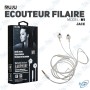 🎧 Écouteurs Filaire Jack 3.5mm M1 | Son Stéréo, Micro Intégré & Confort