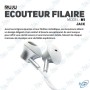 🎧 Écouteurs Filaire Jack 3.5mm M1 | Son Stéréo, Micro Intégré & Confort