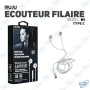 🎧 Écouteurs Filaire USB-C M1 | Audio Stéréo Haute Fidélité et Micro
