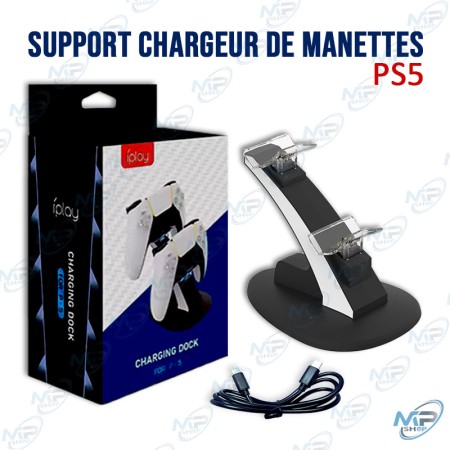 🎮Station de Charge Rapide DualSense PS5 | Support Double 🕹️