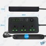 copy of MULTIPRISES 5 PORTS - 1.5M - AVEC interrupteur