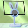 📱Support Téléphone Lapin Mignon – Réglable, Pliable et Anti-Glisse