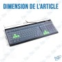 ⌨️Film Protection Clavier Silicone Universel | Étanche, Anti-poussière & Hygiénique