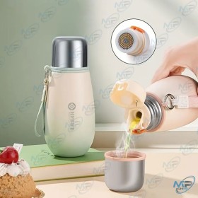 ☕ Thermos Isotherme Portable avec Filtre Intégré – Bouteille Thermique Café & Thé