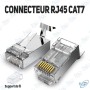 🌐Connecteur RJ45 CAT7 Blindé – Fiche Ethernet Haute Performance pour Câble Réseau