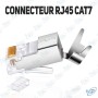 ⚡Connecteur RJ45 Cat7 Blindé - Performance 10Gbps & Durabilité Or 50U