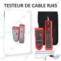 🛠️Testeur de Câble Réseau RJ45/RJ11 Professionnel | Détecteur de Ligne Multifonction