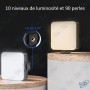 🌟Lampe Vidéo LED Portable (90 Perles) - Luminosité et Température Ajustables