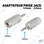 copy of ADAPTATEUR JACK 6.35MM FEMELLE / JACK 3.5MM MALE
