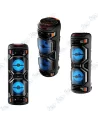 🔊Enceinte Bluetooth Karaoké GY-8809 avec 2 Micros Sans Fil – USB, FM, TWS, Télécommande – Rechargeable