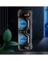 🔊Enceinte Bluetooth Karaoké GY-8809 avec 2 Micros Sans Fil – USB, FM, TWS, Télécommande – Rechargeable
