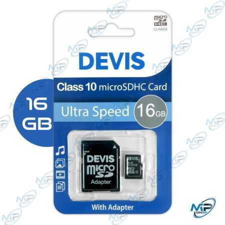 copy of CARTE MEMOIRE DEVIS MICRO SD HCI 16GB