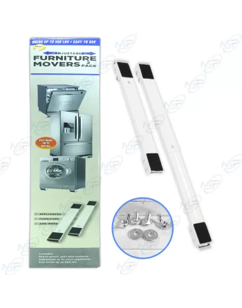 🛠️Support à roulettes réglable pour machine à laver/frigo | Mouvement 500 lbs