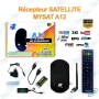 📡Récepteur Satellite MYSAT A12 HD – Full HD 1080p, DVB-S2, USB, YouTube, Blind Scan, PVR