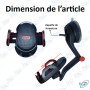 📱Support Téléphone pour Voiture – Support Smartphone Universel à Ventouse