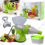 🥝 Extracteur de Jus Manuel Multifonction – Presse Fruits & Légumes Portable avec Ventouse