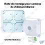 🔌Boîte de montage universelle pour caméra de vidéosurveillance – Support étanche avec visserie