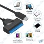 💾Adaptateur USB-C vers SATA 22 broches – Câble de connexion rapide pour disque dur HDD / SSD