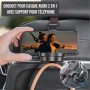 🥤Support Voiture 3-en-1 : Porte-Gobelet, Crochet Rangement & Support Téléphone