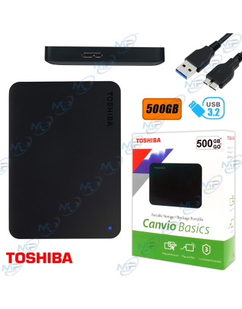 💾Disque Dur Externe Toshiba Canvio Basics 500 Go | USB 3.2