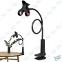 🛏️ Support Téléphone Flexible Universel | Bras Col de Cygne 360°