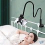 🛏️ Support Téléphone Flexible Universel | Bras Col de Cygne 360°