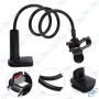 🛏️ Support Téléphone Flexible Universel | Bras Col de Cygne 360°