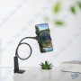 🛏️ Support Téléphone Flexible Universel | Bras Col de Cygne 360°