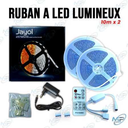 🎨Kit Ruban LED 20M Dimmable & Télécommandé | Éclairage Ambiance Maison