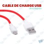 🔌 Câble de Charge USB vers Micro-USB 2M – Ultra Rapide 6A – Charge et Synchronisation Haute Performance