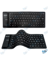 ⌨️ Clavier Flexible USB Pliable en Silicone – Résistant à l’Eau, Compact et Silencieux (AZERTY/Arabe Multilingue)