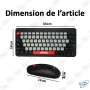 ⌨️ Clavier et Souris Sans Fil Jedel WS681 AR/FR – Combo Wireless 2.4GHz Compact pour PC et Bureau