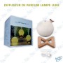 💧 Diffuseur d'Huiles Essentielles Ultrasonique 330ml avec Veilleuse LED et Design Oiseau – Humidificateur d'Air USB Silencieux p