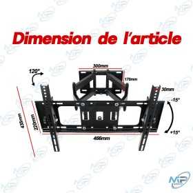 copy of SUPPORT MURAL MOBILE BLINDER POUR TV 32"-70"