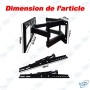 copy of SUPPORT MURAL MOBILE BLINDER POUR TV 32"-70"