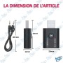 📶 Émetteur & Récepteur Bluetooth 5.0 USB 2-en-1 – Adaptateur Audio Sans Fil TX/RX pour TV, PC, Voiture, Casque et Enceintes