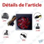 🔌 Bloc d’Alimentation PC Gaming 600W 80 Plus – XANTRIX – 110-230V – Ventilateur 120mm – PSU Haute Performance