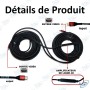 🔌Câble HDMI 30M avec Amplificateur de Ligne 4K – Cordon HDMI Haute Performance avec Booster Signal Intégré