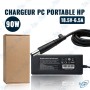 ⚡ Chargeur PC Portable HP 90W – Adaptateur Secteur 18.5V 6.5A Compatible Ordinateurs Portables HP