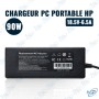 ⚡ Chargeur PC Portable HP 90W – Adaptateur Secteur 18.5V 6.5A Compatible Ordinateurs Portables HP