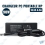 ⚡ Chargeur PC Portable HP 90W – Adaptateur Secteur 18.5V 6.5A Compatible Ordinateurs Portables HP