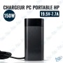 ⚡ Chargeur PC Portable HP 150W – Adaptateur Secteur 19.5V 7.7A Haute Puissance Compatible Ordinateurs Portables HP