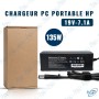 ⚡ Chargeur PC Portable HP 135W – Adaptateur Secteur 19V 7.1A Connecteur 7.4×5.0 mm Compatible Laptop HP