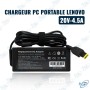 ⚡ Chargeur PC Portable Lenovo 90W – Adaptateur Secteur 20V 4.5A Connecteur Rectangulaire (Slim Tip)