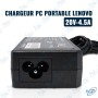 ⚡ Chargeur PC Portable Lenovo 90W – Adaptateur Secteur 20V 4.5A Connecteur Rectangulaire (Slim Tip)