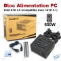 🔌 Bloc d’Alimentation PC Gigabyte P650SS 650W – ATX 3.0 Compatible ATX 3.1 – Certification 80 Plus Silver