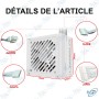 🔌Bloc d’Alimentation PC Gigabyte P650SS ICE 650W Blanc – ATX 3.0 Compatible ATX 3.1 – Certification 80 Plus Silver