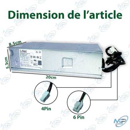 bloc-d-alimentation-180w-pour-pc-dell-optiplex-psu-100-240v