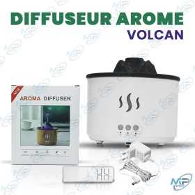 🌋 Diffuseur d’Arômes Volcan LED – Humidificateur d’Air Ultrasonique avec Effet Brume Relaxant